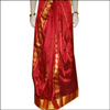 Maroon Pattu Parikini with contrast border SRV-10 - Click here to View more details about this Product
